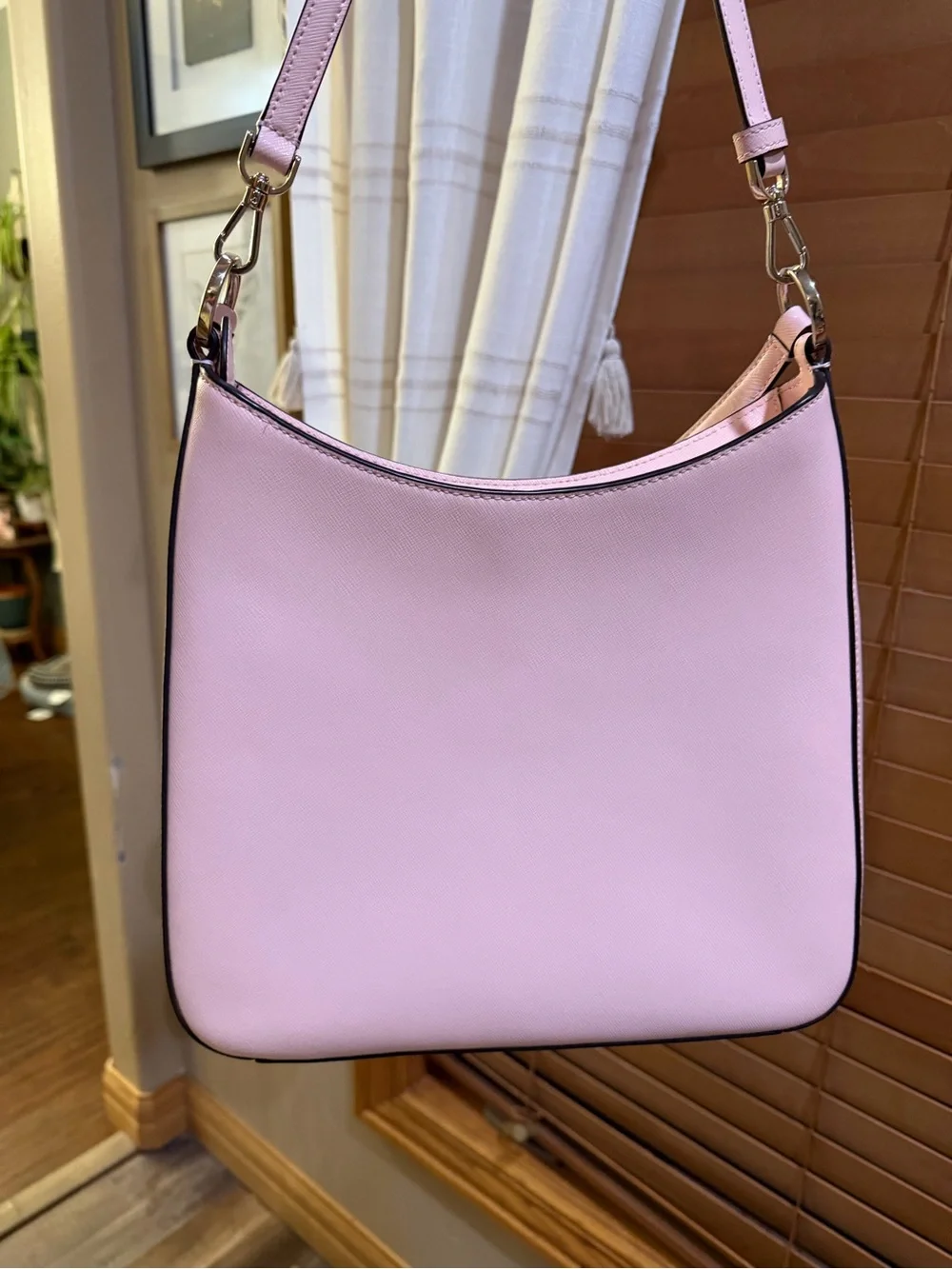 Kate Spade Perry Pink Saffiano Leather Shoulder Bag